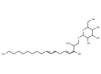 1-β-D-Glucosylsphingadienine (d18:2 (4E,8E))