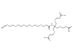 Azido-PEG4-amido-tri-(carboxyethoxymethyl)-methane