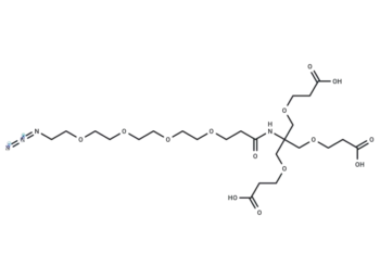Azido-PEG4-amido-tri-(carboxyethoxymethyl)-methane