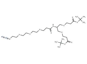 N-(Azido-PEG3)-N-bis(PEG1-t-butyl ester)