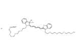 N-(azide-PEG3)-N’-(m-PEG4)-Benzothiazole Cy5