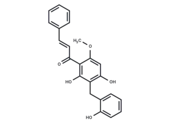 2',4'-Dihydroxy-3'-(2-hydroxybenzyl)-6'-methoxycha