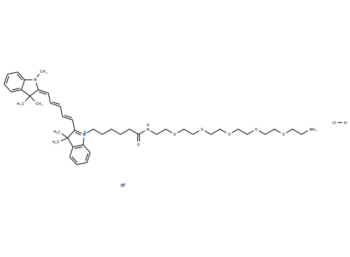 Cy5-PEG5-amine hydrochloride