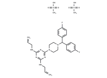 Almitrine mesylate