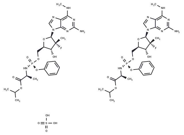 Bemnifosbuvir hemisulfate