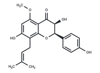 (2R)-3α,7,4'-Trihydroxy-5-methoxy-8-prenylflavanone