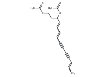 (4E,6E,12E)-Tetradecatriene -8,10-diyne-1,3-diol diacetate