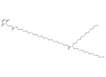 N-(Mal-PEG6)-N-bis(PEG3-amine)