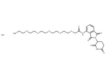 Pomalidomide-amino-PEG5-NH2 hydrochloride