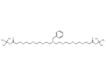 Benzyl-N-bis(PEG3-Boc)