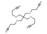 Tetra(cyanoethoxymethyl) methane