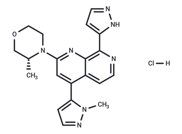 Elimusertib hydrochloride(1876467-74-1 free base)