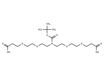 N-Boc-N-bis(PEG2-acid)