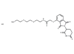 Thalidomide-O-amido-PEG2-C2-NH2 hydrochloride