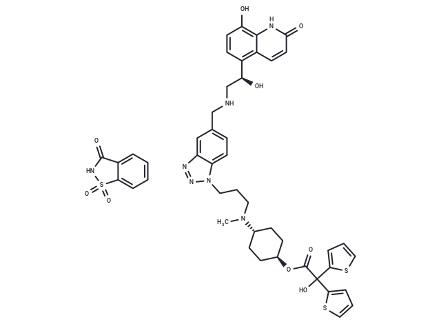 Navafenterol saccharinate