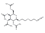 β-D-tetraacetylgalactopyranoside-PEG1-N3