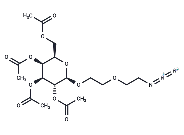 β-D-tetraacetylgalactopyranoside-PEG1-N3