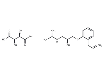Alprenolol tartrate, (S)-