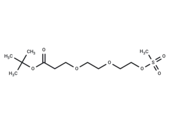 Ms-PEG2-C2-Boc