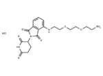 Thalidomide-PEG2-C2-NH2 hydrochloride