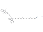 N-Methyl-N’-(azido-PEG2-C5)-Cy5
