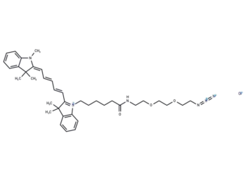 N-Methyl-N'-(azido-PEG2-C5)-Cy5