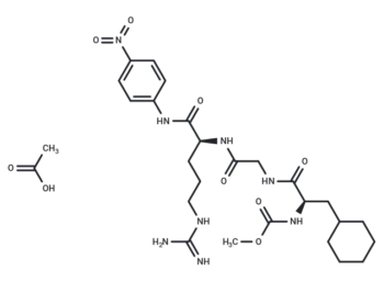 CH3OCO-D-CHA-Gly-Arg-pNA acetate