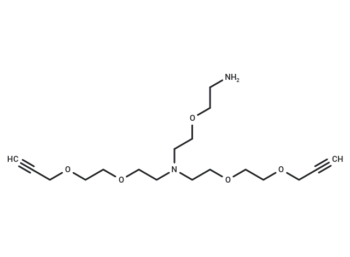 N-(Amino-PEG1)-N-bis(PEG2-propargyl)