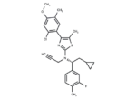 4-(2-chloro-4-methoxy-5-methylphenyl)-N-[(1A)-2-cyclopropyl-1-(3-fluoro-4-methylphenyl)ethyl]-5-methyl-N-(2-propyn-1-yl)-2-thiazolamine