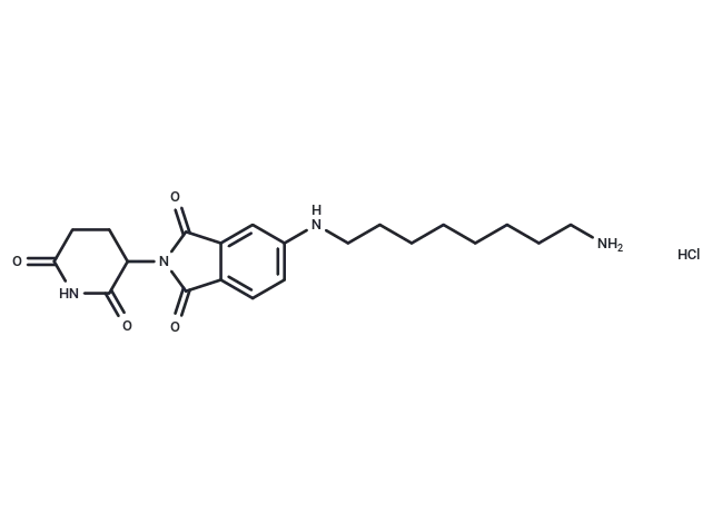 Pomalidomide-5-C8-NH2 hydrochloride