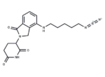 Lenalidomide 4′-alkyl-C5-azide