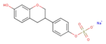 (±)-Equol 4'-sulfate (sodium salt) 1 (±)-Equol 4′-sulfate (sodium salt)