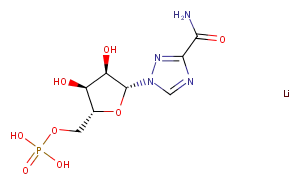 Ribavirin 5'-monophosphate (lithium salt)