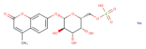 4-Methylumbelliferyl β-D-Galactopyranoside-6-sulfate (sodium salt)