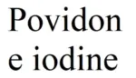 Povidone iodine