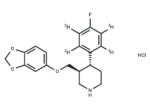 rac-Paroxetine-d4 Hydrochloride