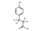 3-(4-Hydroxyphenyl)propionic acid-d4