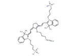 Azide cyanine dye 728