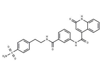 4-QUinolinecarboxamide, N-[3-[[[2-[4-(aminosulfonyl)phenyl]ethyl]amino]carbonyl]phenyl]-1,2-dihydro-2-oxo-
