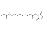 Bromoacetamido-PEG2-C2-NHS ester