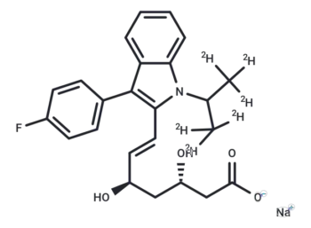 (3S,5R)-Fluvastatin D6 sodium