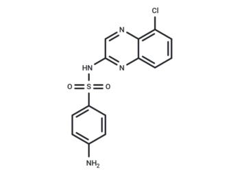 Chloroquinoxaline sulfonamide