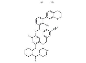 BMS-1166-N-piperidine-CO-N-piperazine dihydrochloride
