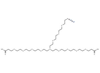N-(Azido-PEG3)-N-bis(PEG4-acid)