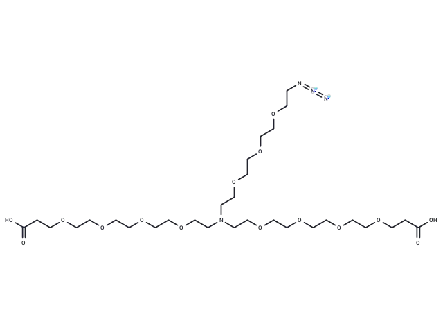 N-(Azido-PEG3)-N-bis(PEG4-acid)
