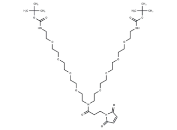 N-Mal-N-bis(PEG4-NH-Boc)