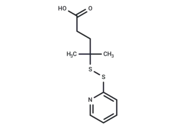 4-Methyl-4-(pyridin-2-yldisulfanyl)pentanoic acid