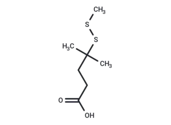 4-Methyl-4-(methyldisulfanyl)pentanoic acid