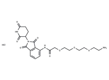 Pomalidomide-amino-PEG3-NH2 hydrochloride