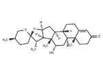 (25R)-12α-Hydroxyspirost-4-en-3-one